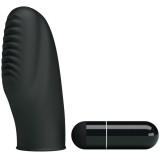 Flirtation Stanford Schwarzer Vibrationsfingerhülle von Pretty Love Flirtation | Fesselliebe.de