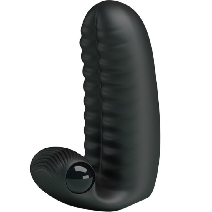 Abbott Schwarzer Stimulator-Fingerhut von Pretty Love | Fesselliebe.de