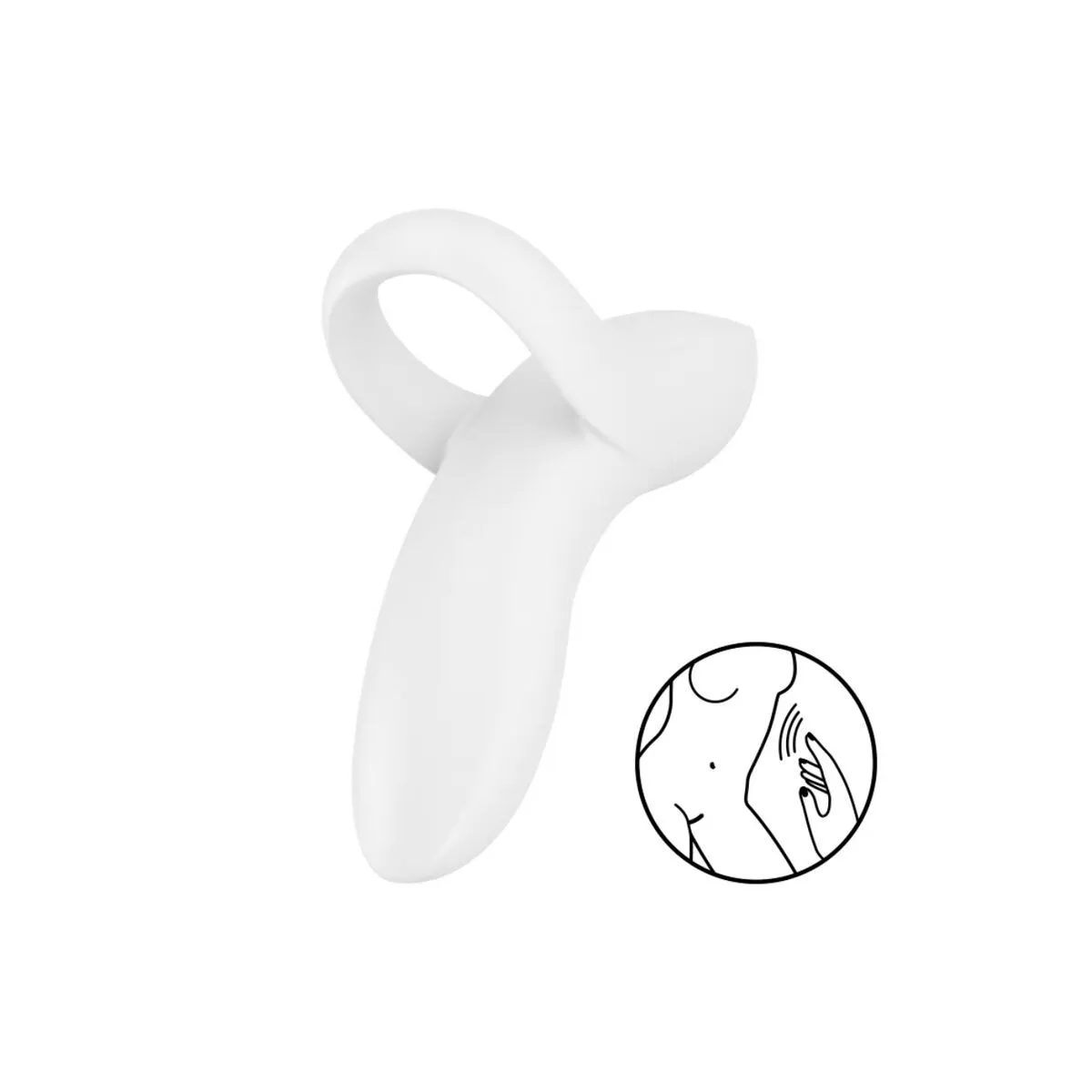Bold Lover Fingervibrator Weiss von Satisfyer Vibrator | Fesselliebe.de