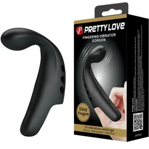 Schwarzer Gorgon-Vibrator-Futsch von Pretty Love Flirtation | Fesselliebe.de