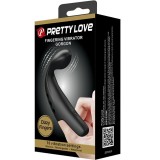 Schwarzer Gorgon-Vibrator-Futsch von Pretty Love Flirtation | Fesselliebe.de