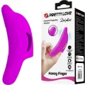 Delphini Leistungsstarker Lila Fingerstimulator von Pretty Love