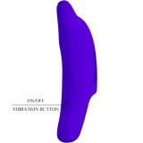 Delphini Leistungsstarker Dunkelblauer Fingerstimulator von Pretty Love | Fesselliebe.de
