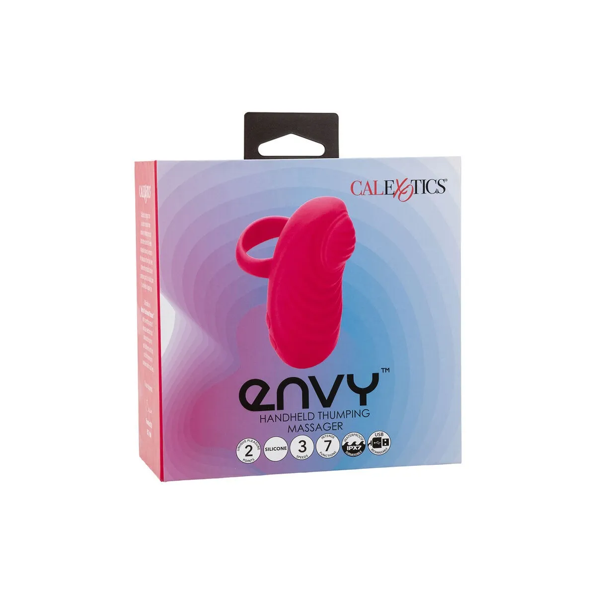 Envy Handmassager mit Rollball, 7 Vibrationen, Rosa von Calexotics | Fesselliebe.de