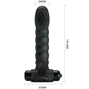 Alexander Fingervibrator 10 Vibrationen Schwarz von Pretty Love