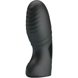 Alan Silikon-Fingervibrator Schwarz von Pretty Love