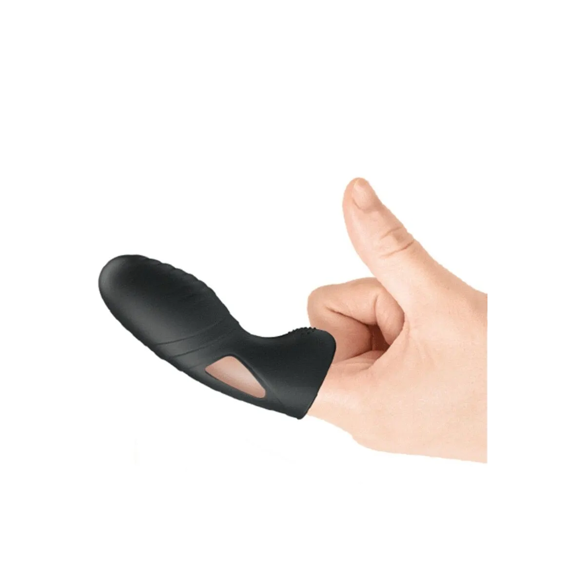 Alan Silikon-Fingervibrator Schwarz von Pretty Love | Fesselliebe.de