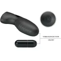 Alan Silikon-Fingervibrator Schwarz von Pretty Love