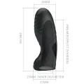 Alan Silikon-Fingervibrator Schwarz von Pretty Love