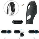 Lich Silikon-Fingervibrator Schwarz von Pretty Love | Fesselliebe.de