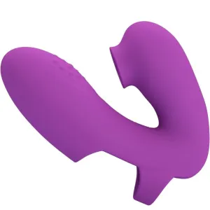 Athena Fingervibrator mit Klitorisstimulator Lila von Pretty Love