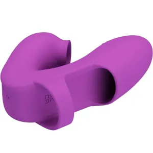 Athena Fingervibrator mit Klitorisstimulator Lila von Pretty Love