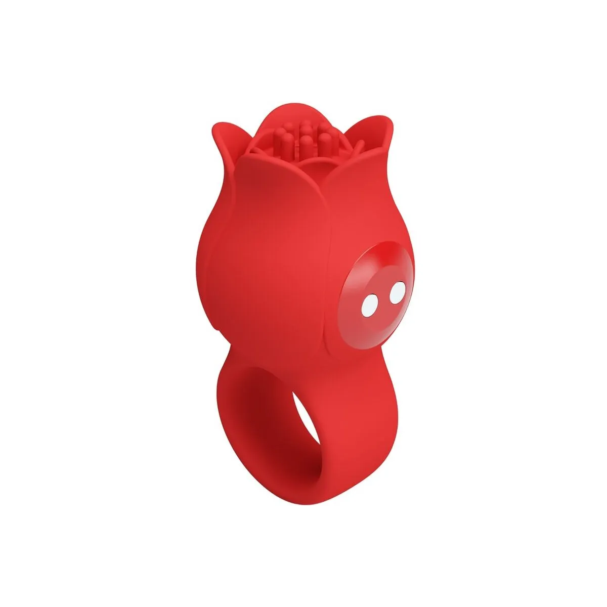 Jae Rose Förmiger Fingervibrator 10 Vibrationen Rot von Pretty Love | Fesselliebe.de