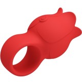 Jae Rose Förmiger Fingervibrator 10 Vibrationen Rot von Pretty Love | Fesselliebe.de