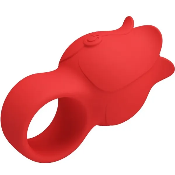 Jae Rose Förmiger Fingervibrator 10 Vibrationen Rot von Pretty Love | Fesselliebe.de