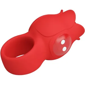 Jae Rose Förmiger Fingervibrator 10 Vibrationen Rot von Pretty Love
