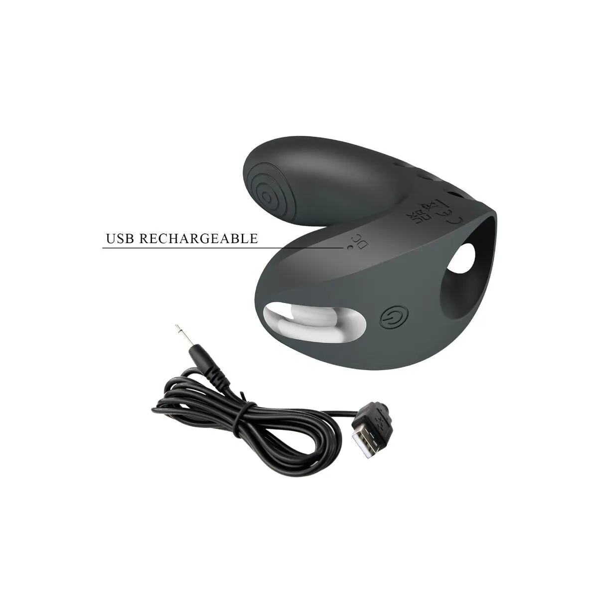 Camelia Fingervibrator 7 Vibrationen Schwarz von Pretty Love | Fesselliebe.de