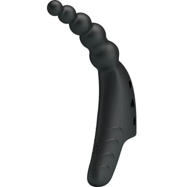 Jordin Fingervibrator 10 Vibrationen Schwarz von Pretty Love | Fesselliebe.de
