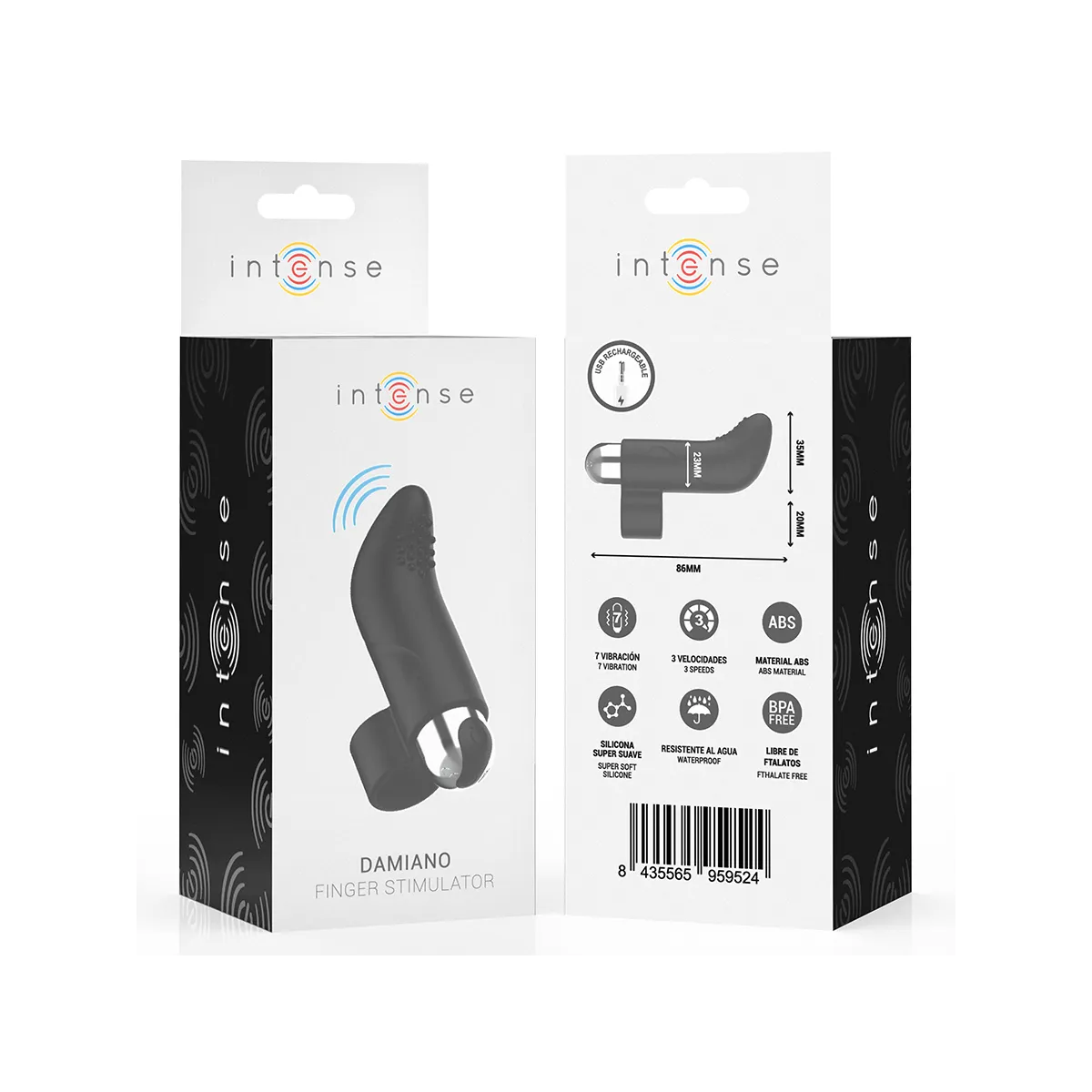 Damiano wiederaufladbarer Fingerstimulator von Intense Fun | Fesselliebe.de