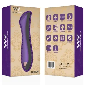 Mandy K Punkt Silikon Aufladbarer Vibrator von Womanvibe
