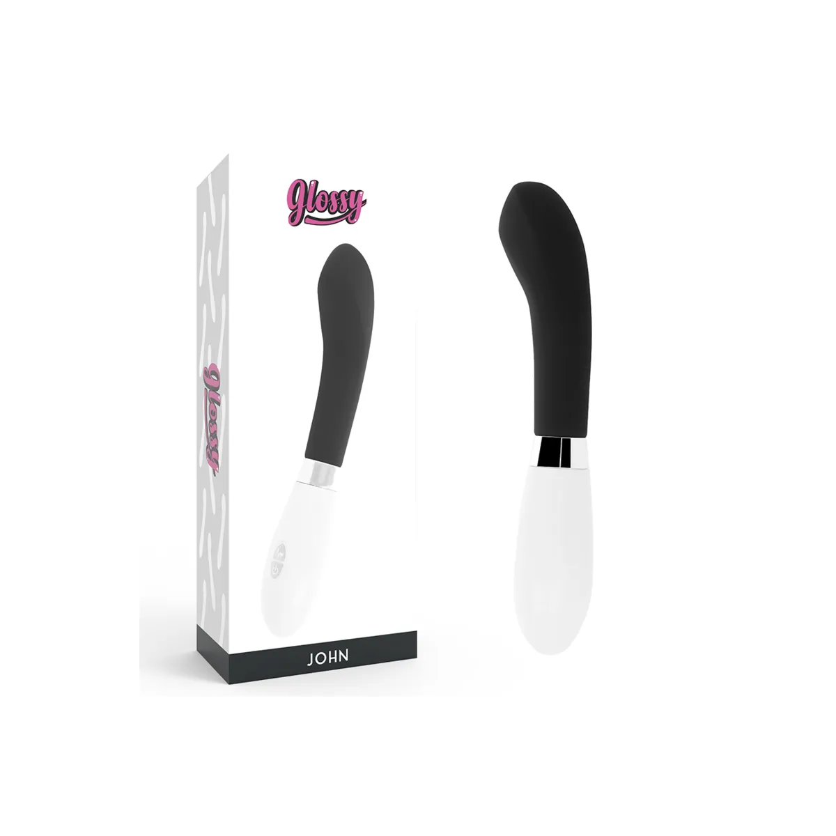 John Vibrator Schwarz von Glossy | Fesselliebe.de