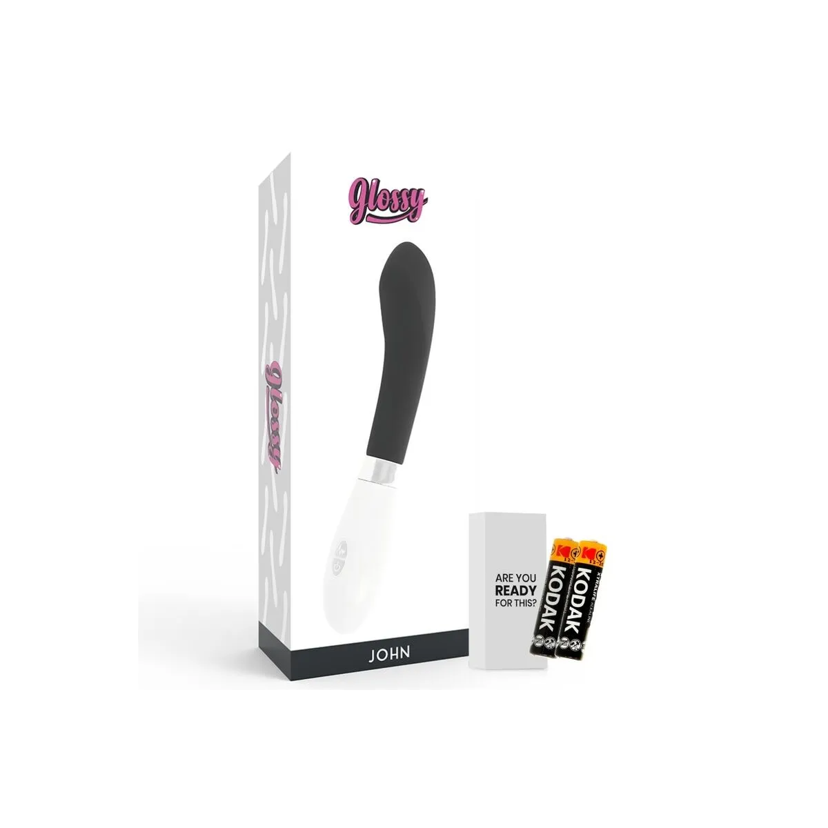 John Vibrator Schwarz von Glossy | Fesselliebe.de