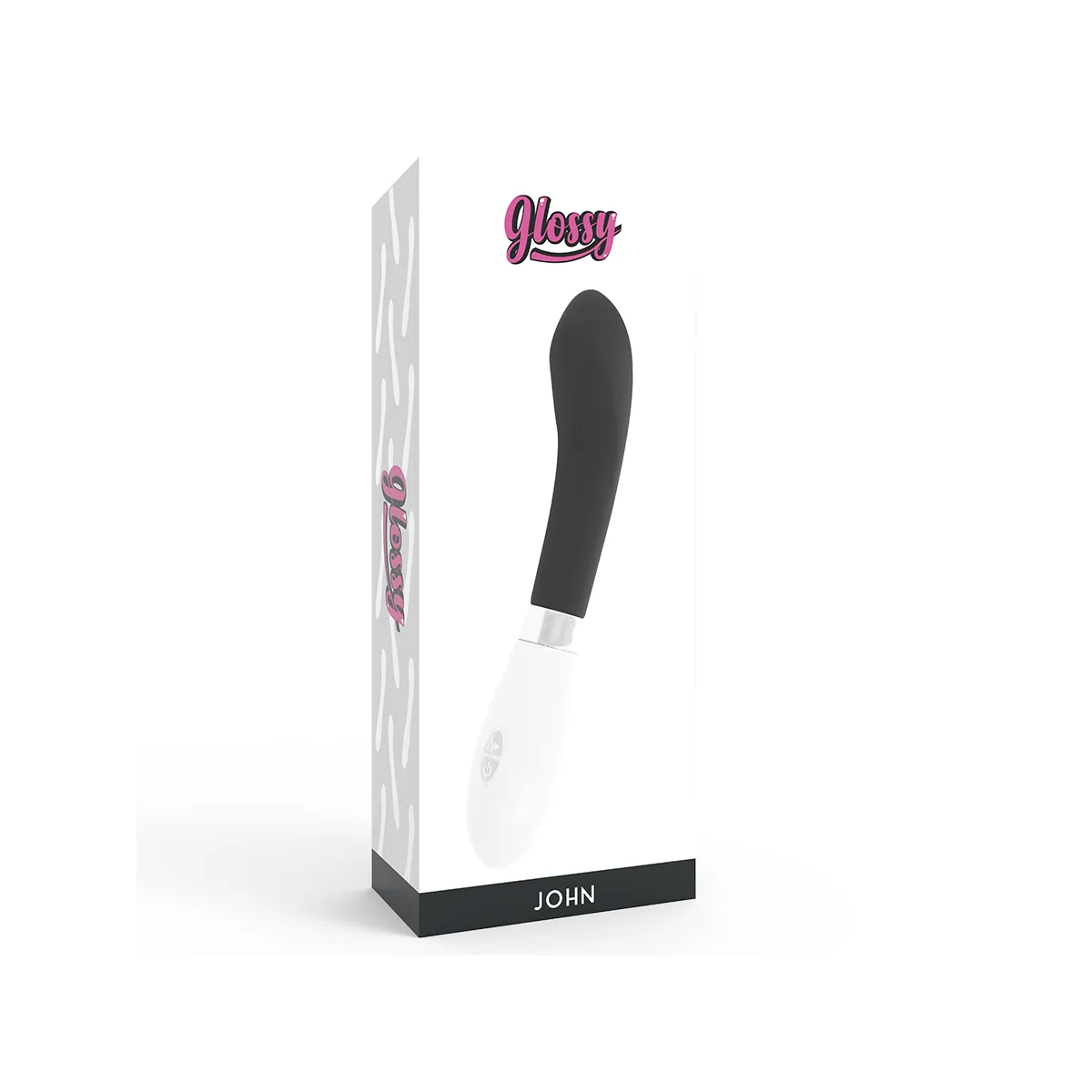 John Vibrator Schwarz von Glossy | Fesselliebe.de