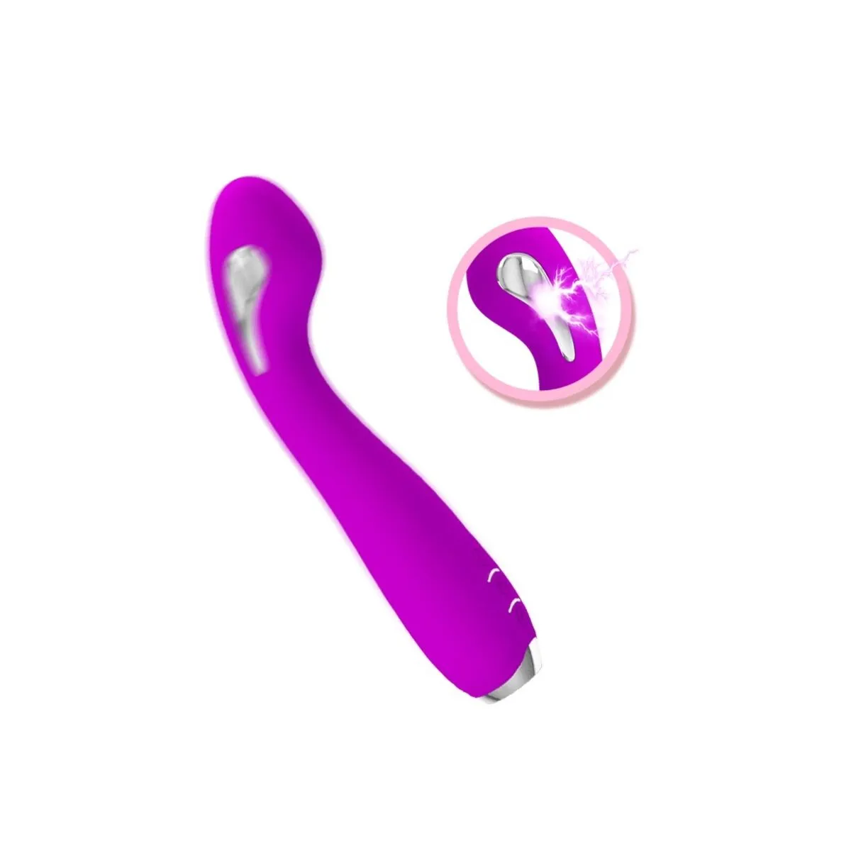 Hector wiederaufladbarer Elektroschock-Vibrator Wasserdicht Lila von Pretty Love Flirtation | Fesselliebe.de