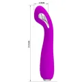 Hector wiederaufladbarer Elektroschock-Vibrator Wasserdicht Lila von Pretty Love Flirtation