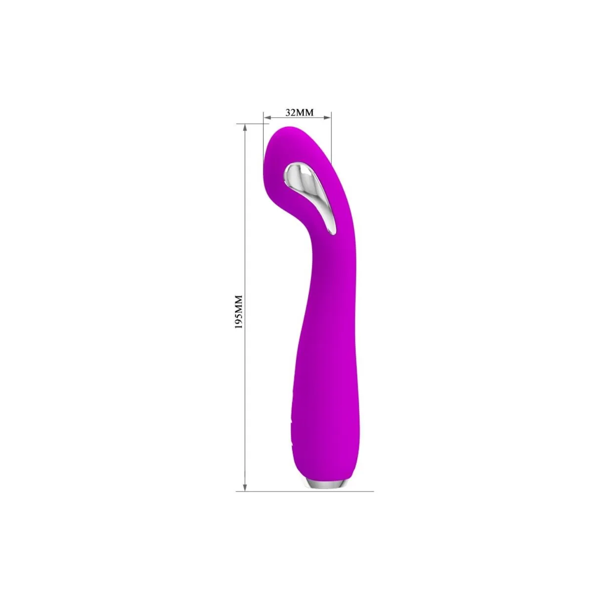 Hector wiederaufladbarer Elektroschock-Vibrator Wasserdicht Lila von Pretty Love Flirtation | Fesselliebe.de