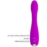 Hector wiederaufladbarer Elektroschock-Vibrator Wasserdicht Lila von Pretty Love Flirtation | Fesselliebe.de