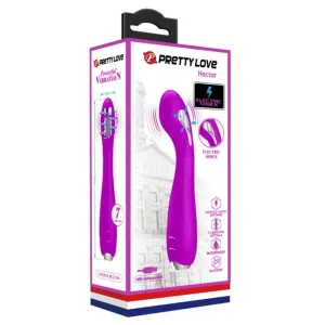 Hector wiederaufladbarer Elektroschock-Vibrator Wasserdicht Lila von Pretty Love Flirtation