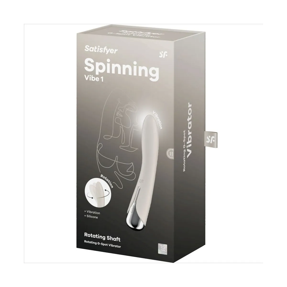 Spinning Vibe 1 G-Spot Beige Rotator Vibrator von Satisfyer Vibrator | Fesselliebe.de