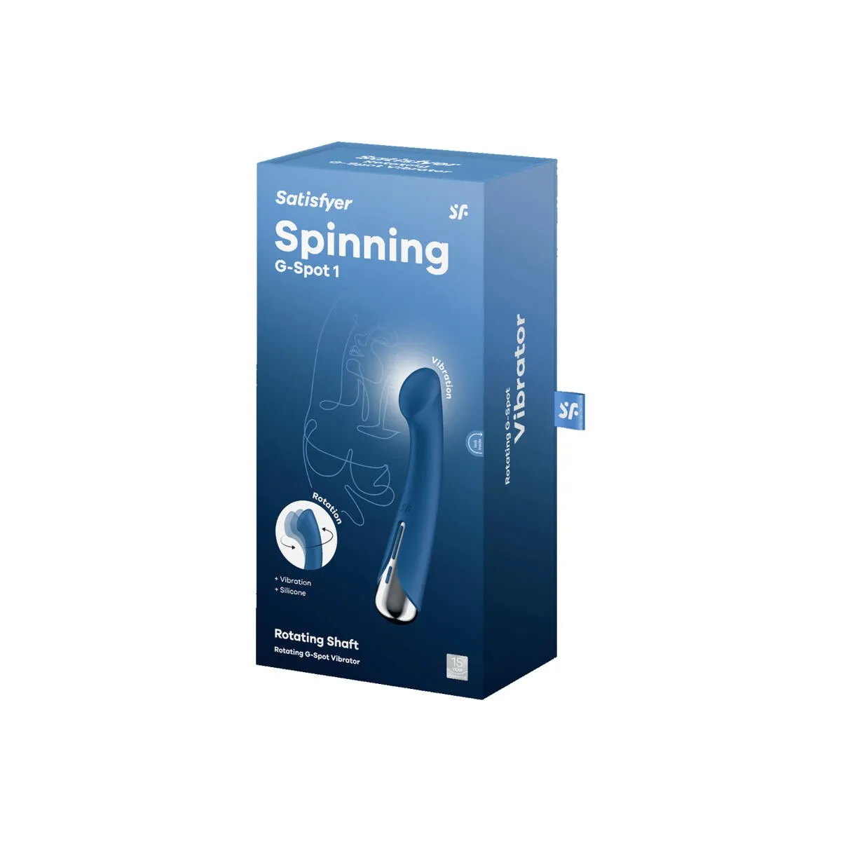 Spinning G-Sport 1 Rotator Vibrator Blau von Satisfyer Vibrator | Fesselliebe.de