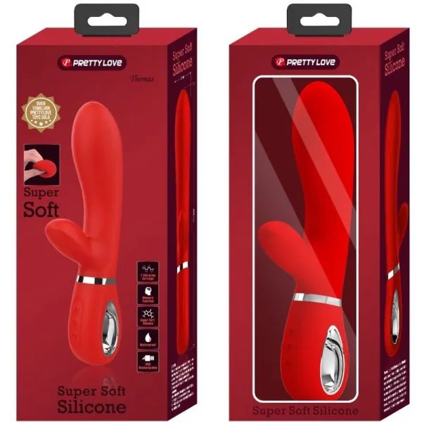 Thomas Multifunktions-G-Spot-Vibrator Rot von Pretty Love Flirtation | Fesselliebe.de