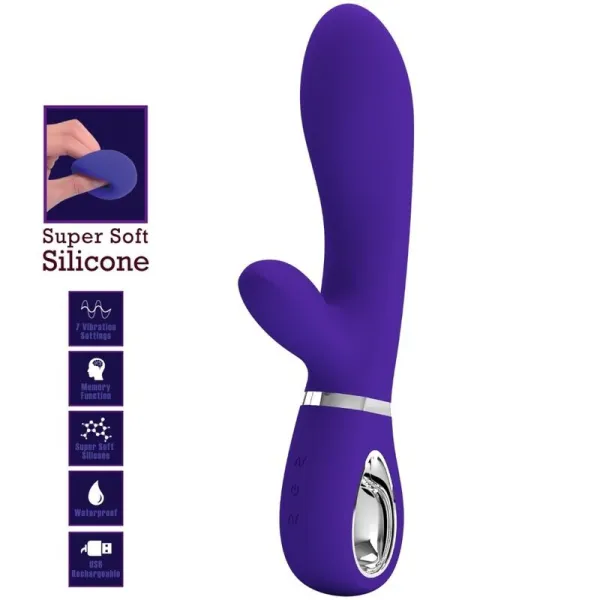 Thomas Multifunktions-G-Spot-Vibrator Lila von Pretty Love Flirtation | Fesselliebe.de