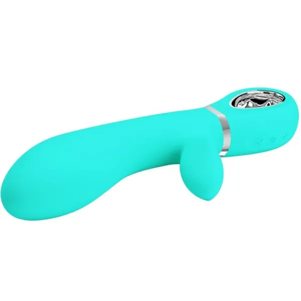 Thomas Multifunktions-G-Spot-Vibrator Aqua Green von Pretty Love Flirtation | Fesselliebe.de
