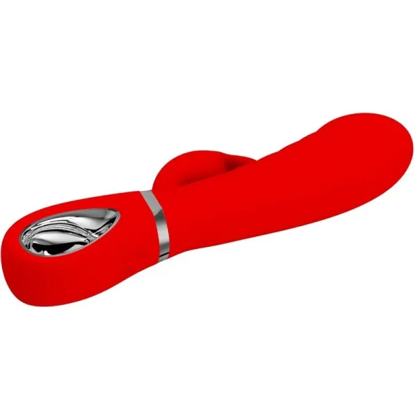 Prescott Multifunktions-G-Spot-Vibrator Rot von Pretty Love Flirtation | Fesselliebe.de