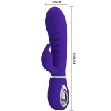 Prescott Multifunktions-G-Spot-Vibrator Lila von Pretty Love Flirtation | Fesselliebe.de