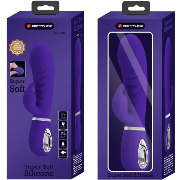 Prescott Multifunktions-G-Spot-Vibrator Lila von Pretty Love Flirtation | Fesselliebe.de