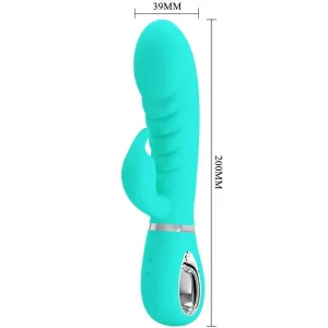 Prescott Multifunktions-G-Spot-Vibrator Aqua Green von Pretty Love Flirtation