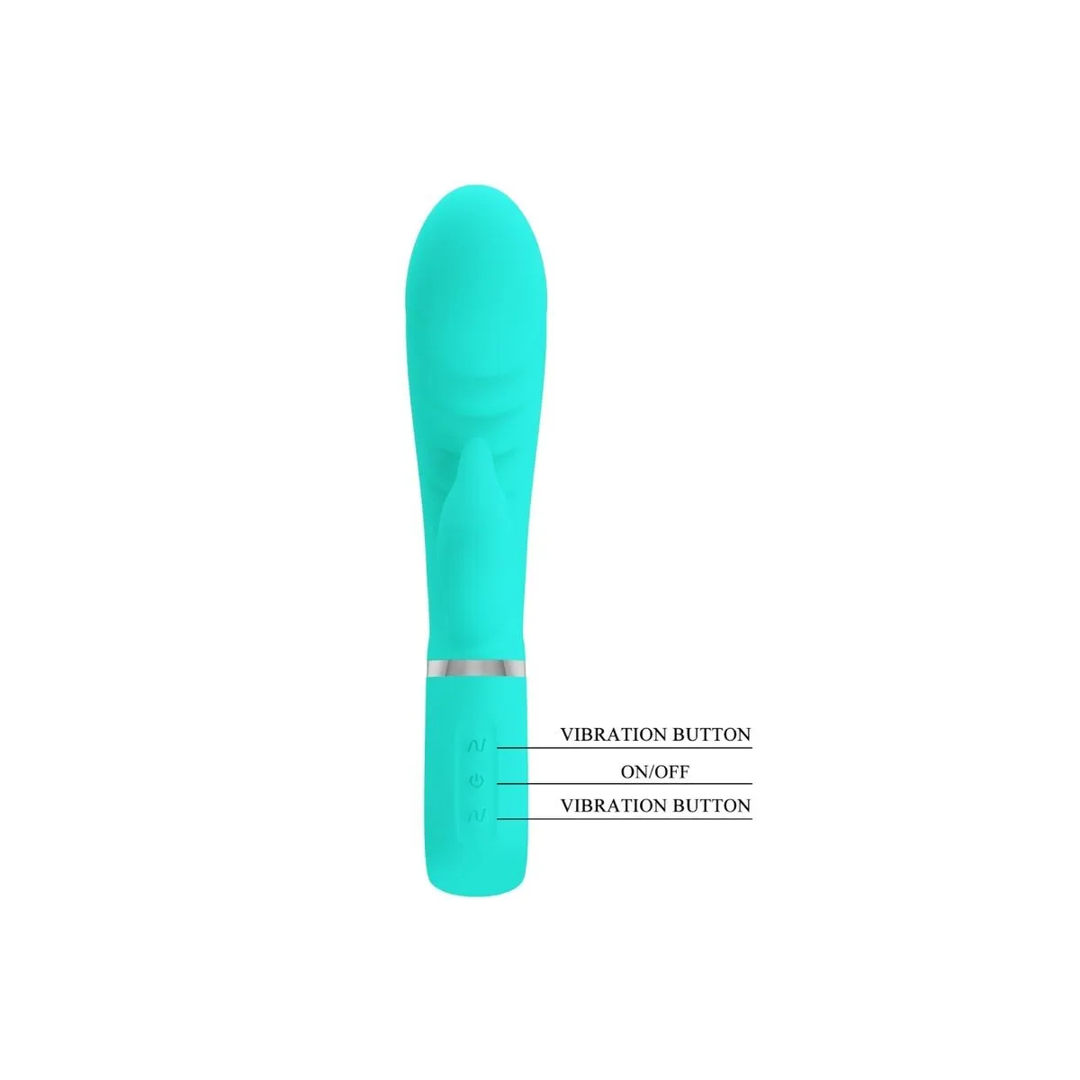 Prescott Multifunktions-G-Spot-Vibrator Aqua Green von Pretty Love Flirtation | Fesselliebe.de