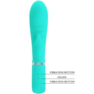 Prescott Multifunktions-G-Spot-Vibrator Aqua Green von Pretty Love Flirtation