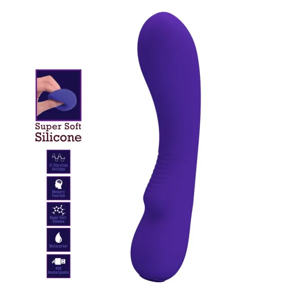 Prescott wiederaufladbarer Vibrator Lila von Pretty Love Smart | Fesselliebe.de