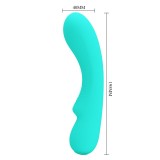 Prescott wiederaufladbarer Vibrator Aqua Green von Pretty Love Smart | Fesselliebe.de