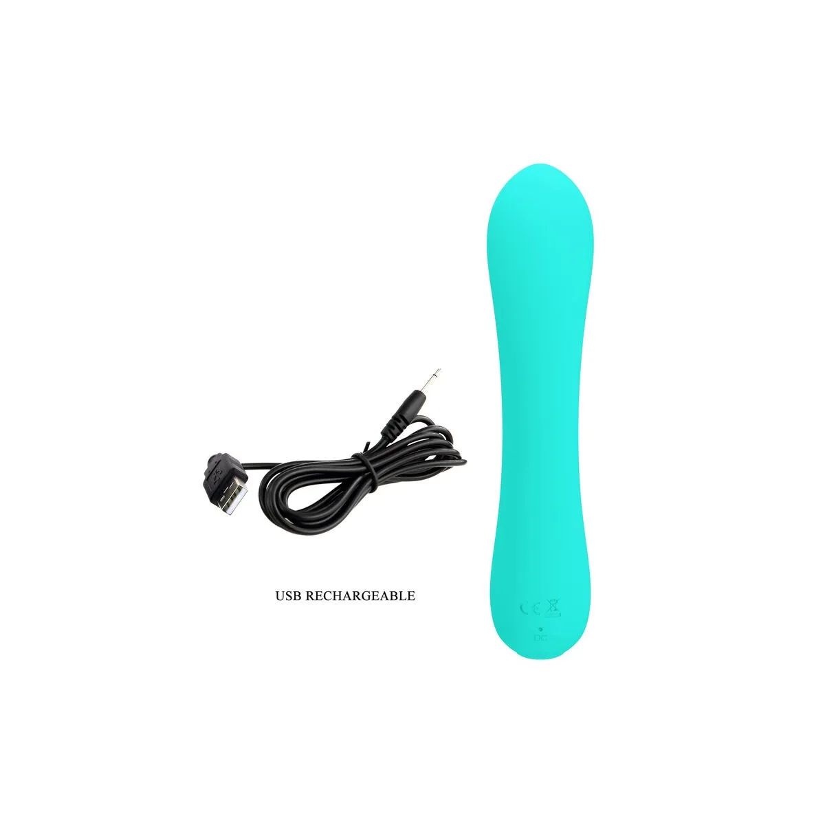 Prescott wiederaufladbarer Vibrator Aqua Green von Pretty Love Smart | Fesselliebe.de