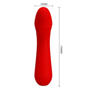 Cetus wiederaufladbarer Vibrator Rot von Pretty Love Smart