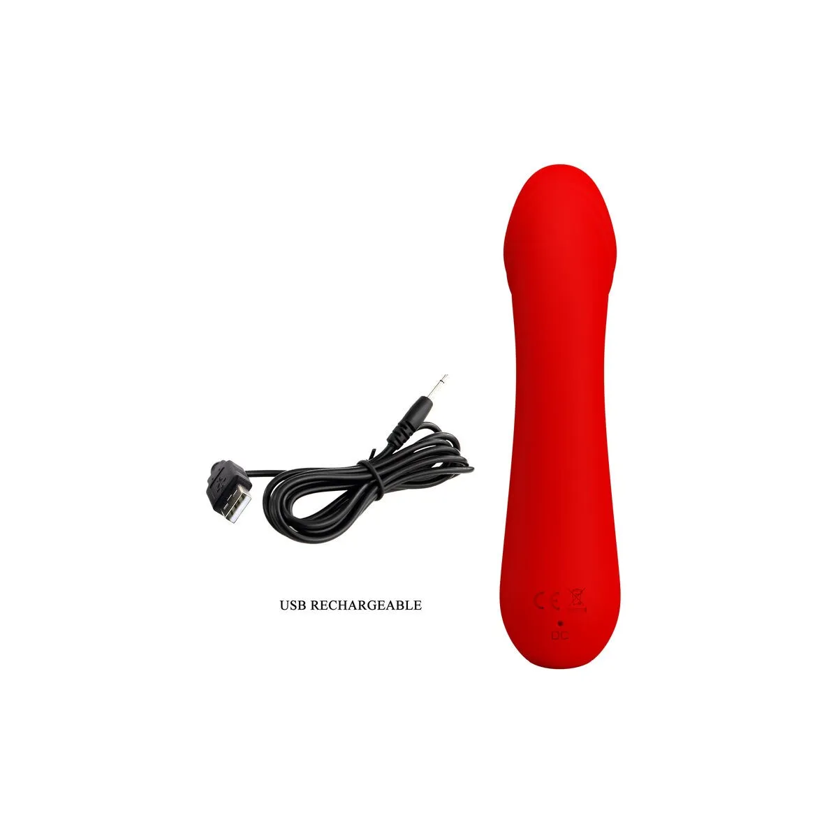 Cetus wiederaufladbarer Vibrator Rot von Pretty Love Smart | Fesselliebe.de