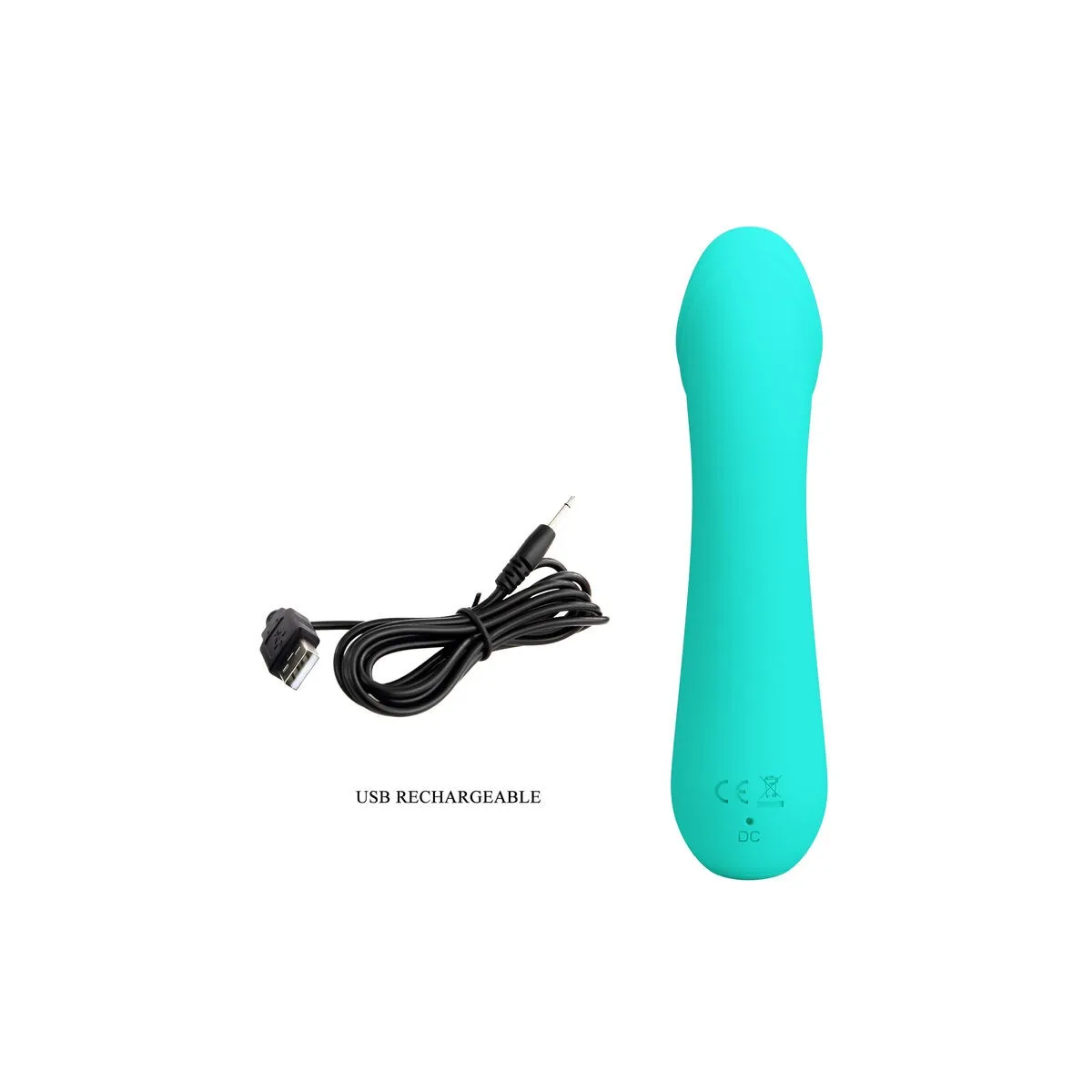 Cetus wiederaufladbarer Vibrator Aqua Green von Pretty Love Smart | Fesselliebe.de