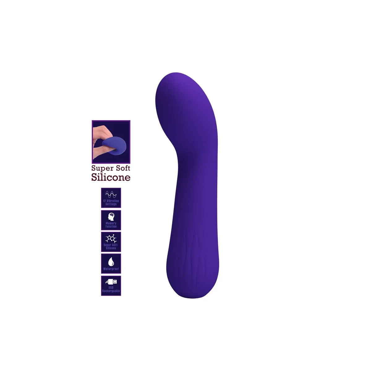 Faun wiederaufladbarer Vibrator Lila von Pretty Love Smart | Fesselliebe.de